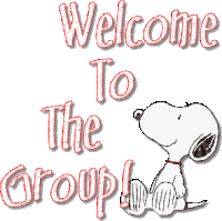 Snoopy Goodnight Sticker - Snoopy Goodnight Welcome To The Group Stickers