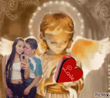 Te Amo Te Mato Angel GIF - Te Amo Te Mato Angel Couple GIFs