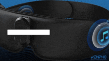 a picture of a sleep mask with the word the on it