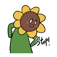 Sunflower Plant Sticker