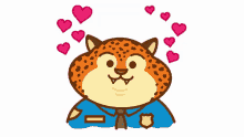 love zootopia cheetah officer clawhauser