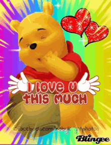 I Love You This Much Pooh GIF - I Love You This Much Pooh Ily GIFs