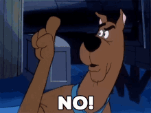 No Nope GIF - No Nope Scooby Doo GIFs