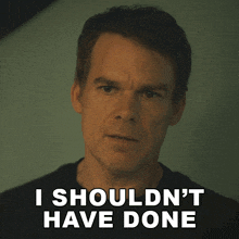 a man says " i shouldn 't have done " while looking at the camera