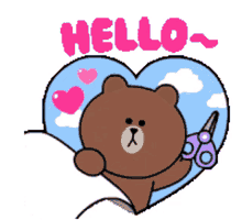 brown and cony hello