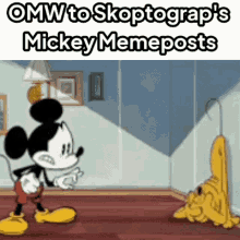 Mickey Shitpost GIF - Mickey Shitpost Mouse GIFs