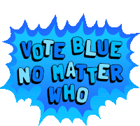 Vote Proud Democrat Sticker - Vote Proud Democrat Election Stickers