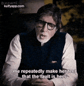 baawriwe repeatedly make her feelthat the fault is hers amitabh bachchan person human clothing