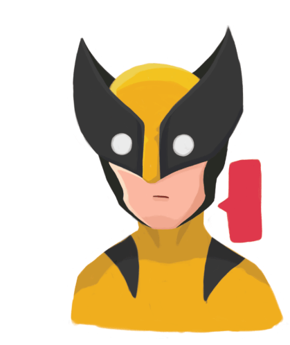 Wolverine Hmm Sticker - Wolverine Hmm Stickers