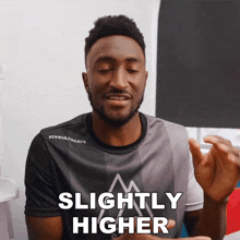 Slightly Higher Marques Brownlee GIF - Slightly Higher Marques Brownlee Somewhat Higher GIFs