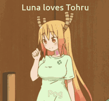 Luna Loves GIF - Luna Loves Tohru GIFs