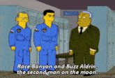 Deep Space Homer Buzz Aldrin GIF