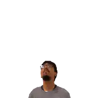 a man looks up at the number 21