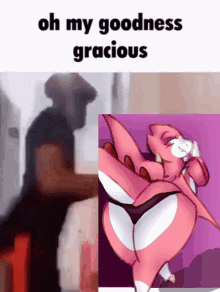 a meme that says oh my goodness gracious on it