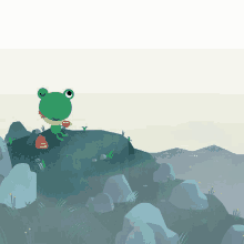 fog froggy pixel mask on mask up
