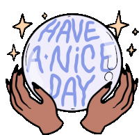 Chiaralbart Have A Nice Day Sticker - Chiaralbart Have A Nice Day Have A Great Day Stickers
