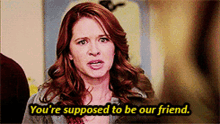 Greys Anatomy April Kepner GIF - Greys Anatomy April Kepner Youre Supposed To Be Our Friend GIFs