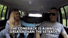 The Comeback Is Always Better Than The Setback Mike GIF - The Comeback Is Always Better Than The Setback Mike Lauren GIFs
