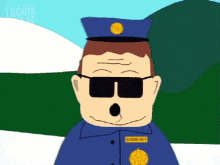 laughing officer barbrady south park s2e11 roger ebert should eat less fatty foods