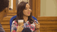 Parks And Rec April Ludgate GIF - Parks And Rec April Ludgate Thats A Lie GIFs