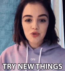 Try New Things Lucy Hale GIF - Try New Things Lucy Hale Bustle GIFs