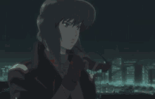 motoko kusanagi deal with it shades ghost in the shell