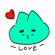 mint cat lovely cute chu