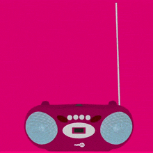 Carl92 Pink Boombox GIF - Carl92 Pink Boombox Destroyed GIFs