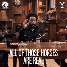 All Of Those Horses Are Real Denim Richards GIF - All Of Those Horses Are Real Denim Richards Yellowstone GIFs