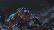 a man with a beard is holding a sword in a video game
