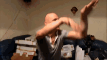 Bounce By The Ounce Crazy Bald Guy GIF
