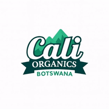 a logo for cali organics botswana is shown