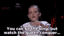 Millie Bobby Brown GIF - King Queen Watch GIFs