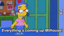 Coming Up Milhouse GIF - Simpsons GIFs