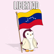 Flag Penguin GIF - Flag Penguin Freedom GIFs