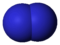 a blue sphere that looks like a sphere with two halves