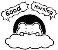 Good Morning ベタックマ Sticker - Good Morning ベタックマ Betakkuma Stickers