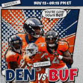 Buffalo Bills Vs. Denver Broncos Pre Game GIF - Nfl National Football League Football League GIFs