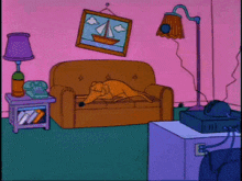 The Simpsons Couch Gag GIF - The Simpsons Couch Gag Santas Little Helper GIFs