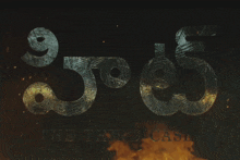 a poster for the third case shows a flame coming out of the letters