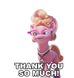 Thank You So Much Phyllis Sticker - Thank You So Much Phyllis My Little Pony Stickers