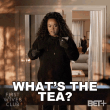 Whats The Tea Hazel Rachelle GIF - Whats The Tea Hazel Rachelle First Wives Club GIFs