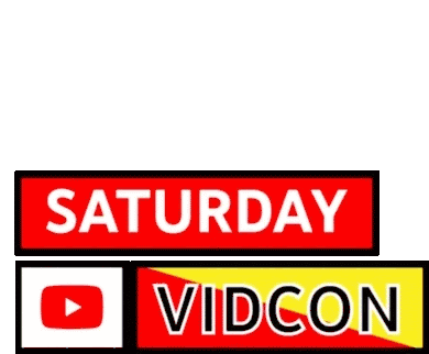 Saturday Vidcon Tech Sticker - Saturday Vidcon Tech Conference Stickers