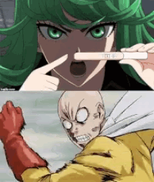 One Punch Man Pregnant GIF - One Punch Man Pregnant Green GIFs