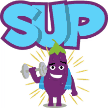 sup eggplant life joypixels eggplant wazzup