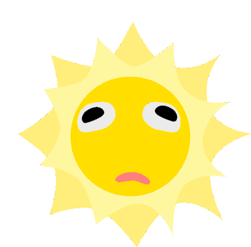 Sun Hot Sticker - Sun Hot Sommer Stickers