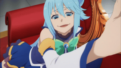 Aqua Anime GIF - Aqua Anime Slap - Discover & Share GIFs
