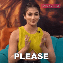 Please Pooja Hedge GIF - Please Pooja Hedge Pinkvilla GIFs