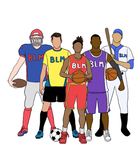 Stand With The Players Sports Sticker - Stand With The Players Sports Basketball Stickers
