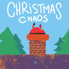 Christmas Chaos Stressful GIF